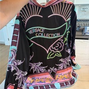 100% Authentic Versace silk top